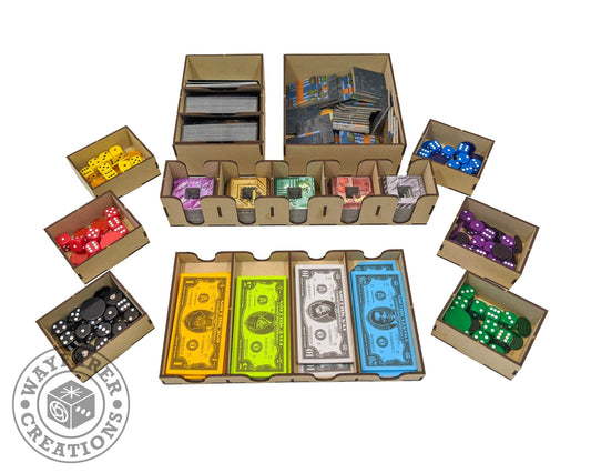Lords of Vegas Board Game Organizer Insert - Nick Nack's Full Frontal Attack