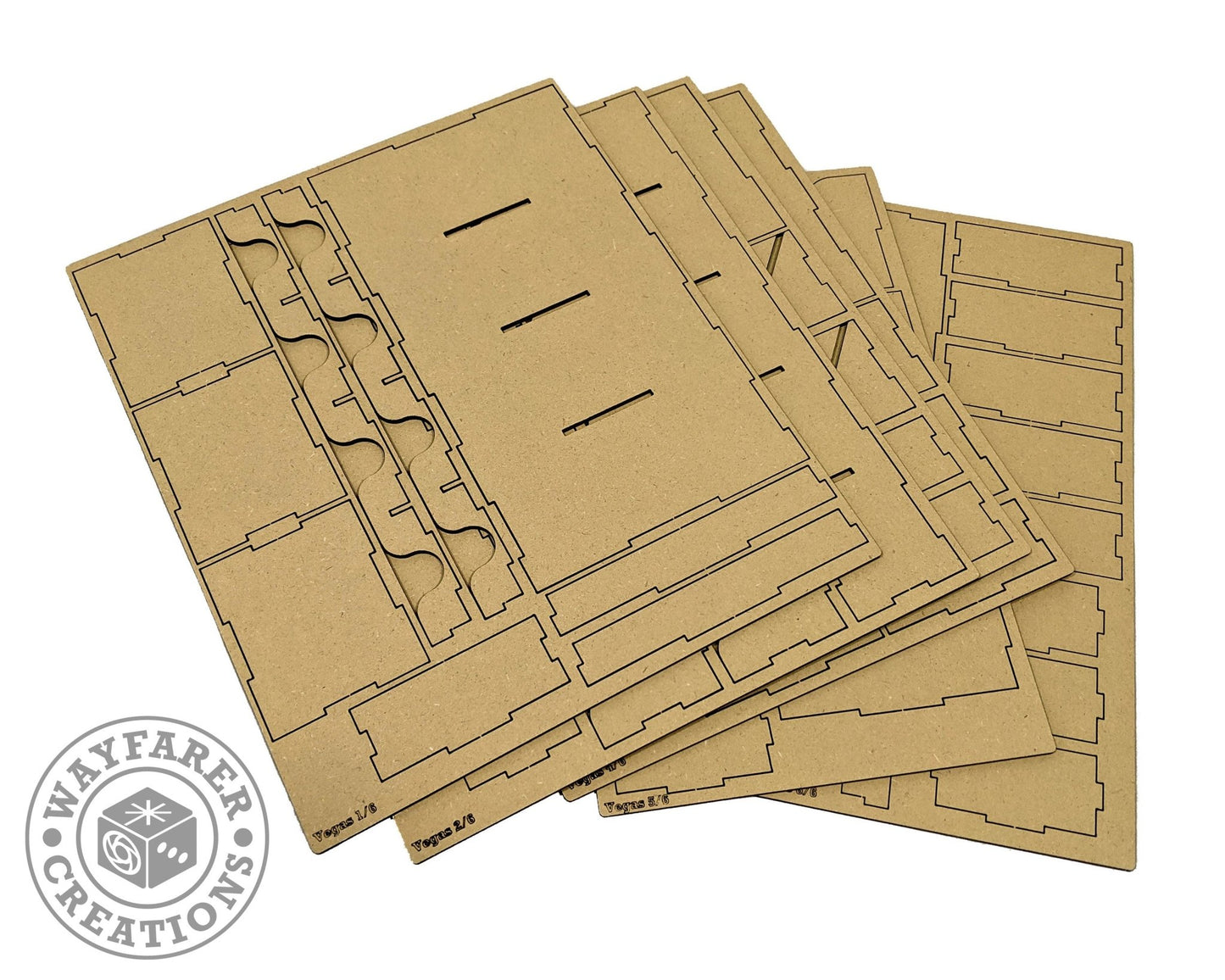 Lords of Vegas Board Game Organizer Insert - Nick Nack's Full Frontal Attack