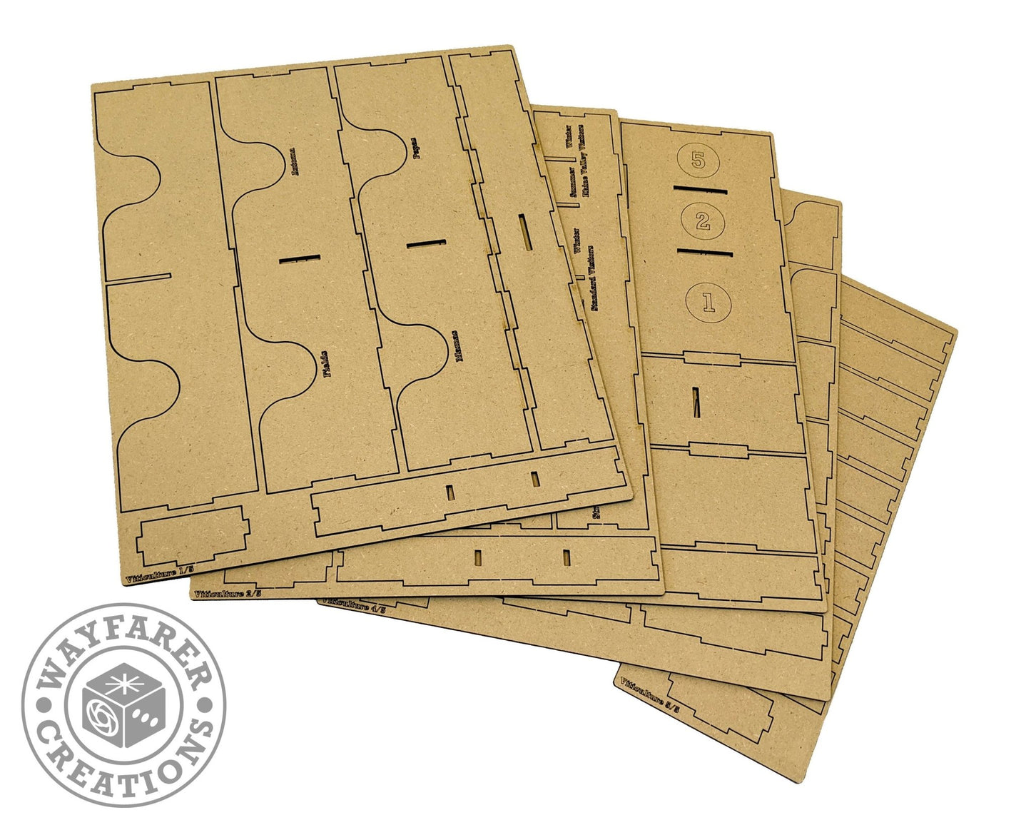 Viticulture Board Game Organizer Insert - Nick Nack's Full Frontal Attack