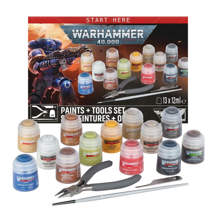 Warhammer: 40,000 Paints + Tools Set - Nick Nack's Full Frontal Attack