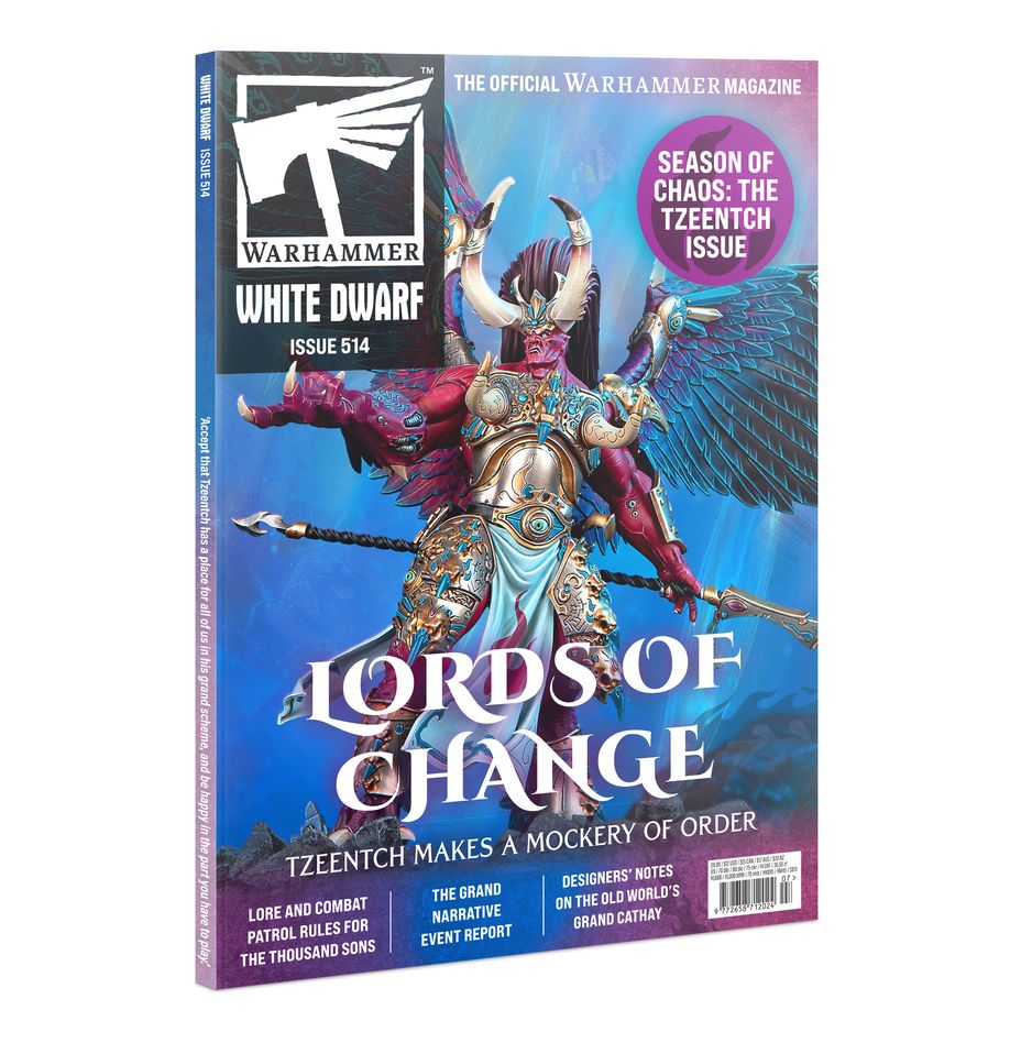 Warhammer White Dwarf Issue 514 (July 2025) Magazine - Nick Nack's Full Frontal Attack