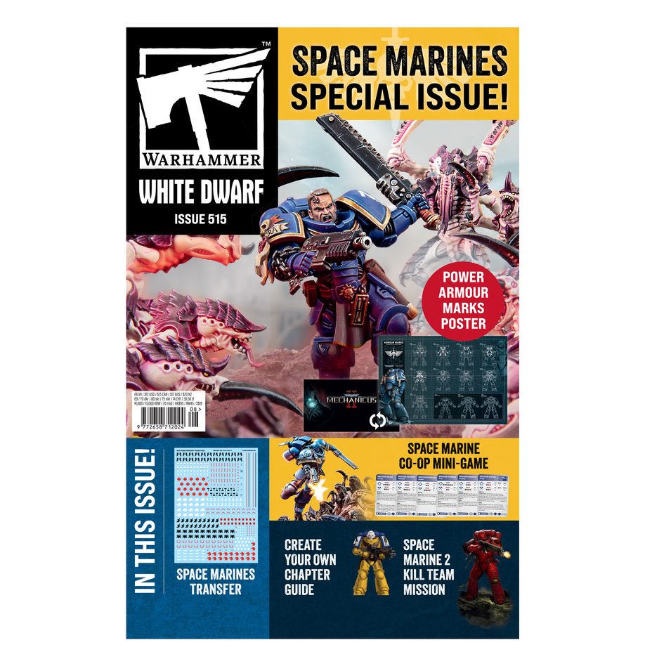 Warhammer White Dwarf Issue 515 (August 2025) Magazine - Nick Nack's Full Frontal Attack