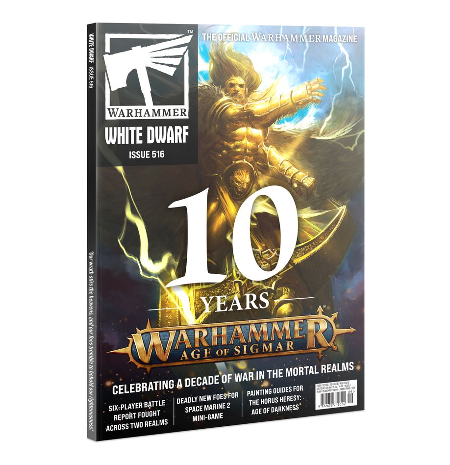 Warhammer White Dwarf Issue 516 (September 2025) Magazine - Nick Nack's Full Frontal Attack