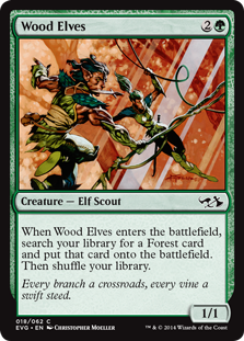 Wood Elves (Duel Decks Anthology: Elves vs Goblins) Near Mint
