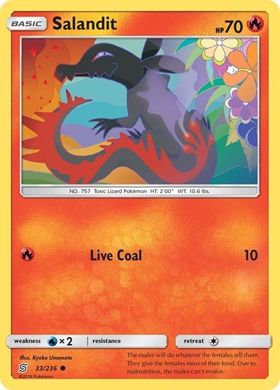 Salandit (33) (SM - Unified Minds) Near Mint - Nick Nack's Full Frontal Attack
