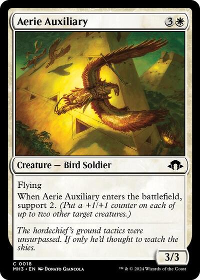 Aerie Auxiliary (Modern Horizons 3) Near Mint - Nick Nack's Full Frontal Attack