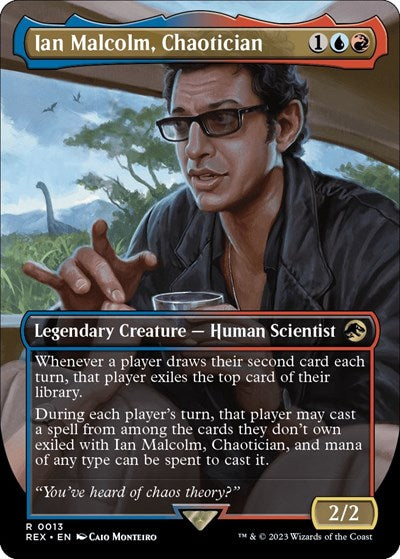 Ian Malcolm, Chaotician (Borderless) (Universes Beyond: Jurassic World Collection) Heavy Play