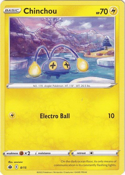 Chinchou - 8 (McDonald's Promos 2022) Near Mint - Nick Nack's Full Frontal Attack