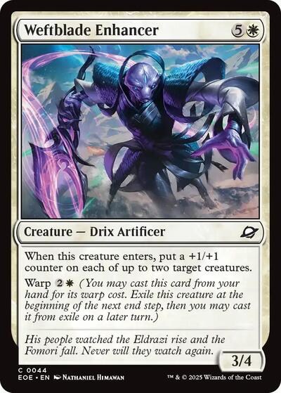 Weftblade Enhancer (Edge of Eternities) Near Mint - Nick Nack's Full Frontal Attack