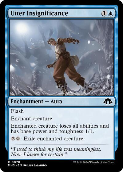 Utter Insignificance (Modern Horizons 3) Near Mint - Nick Nack's Full Frontal Attack