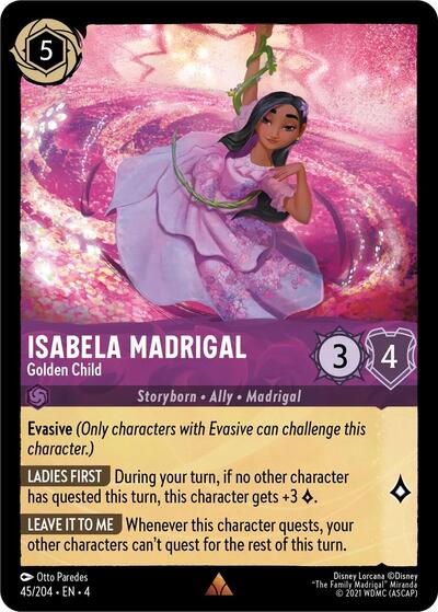 Isabella Madrigal - Golden Child (Ursula's Return) Near Mint - Nick Nack's Full Frontal Attack