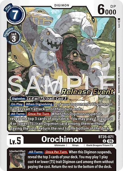 Orochimon (Dual Revolution Release Event Cards) Near Mint