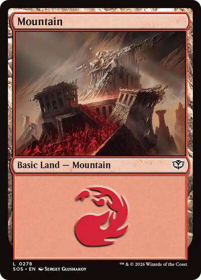 Mountain (0278) (Secrets of Strixhaven) Near Mint