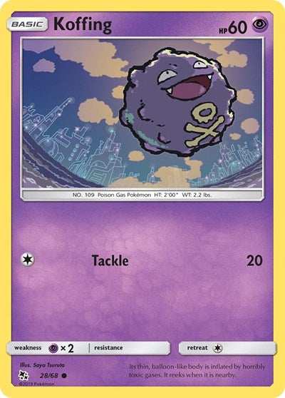 Koffing (Hidden Fates) Near Mint