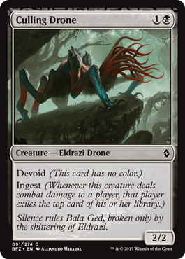Culling Drone (Battle for Zendikar) Near Mint - Nick Nack's Full Frontal Attack
