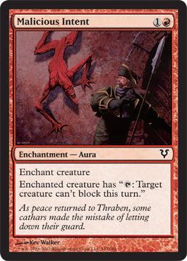 Malicious Intent (Avacyn Restored) Light Play