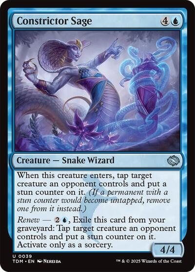 Constrictor Sage (Tarkir: Dragonstorm) Near Mint - Nick Nack's Full Frontal Attack
