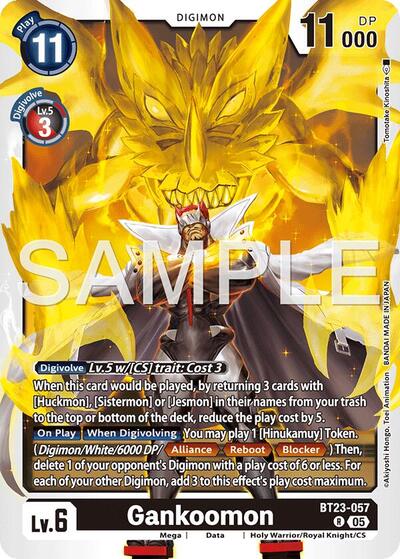 Gankoomon (Hackers' Slumber) Near Mint Foil - Nick Nack's Full Frontal Attack