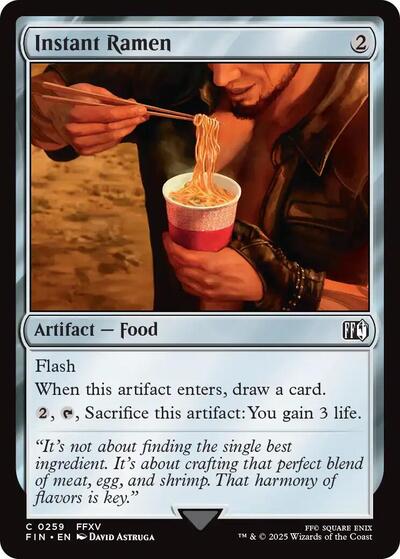 Instant Ramen (Universes Beyond: FINAL FANTASY) Near Mint - Nick Nack's Full Frontal Attack