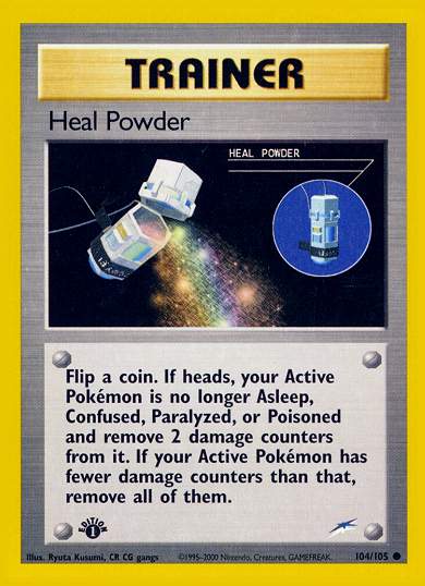 Heal Powder (Neo Destiny) Light Play 1st Edition