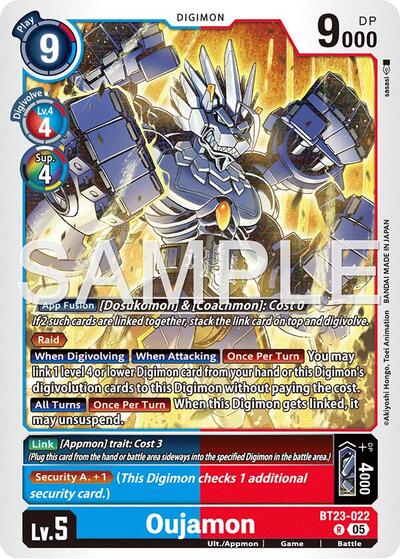 Oujamon (Hackers' Slumber) Near Mint Foil