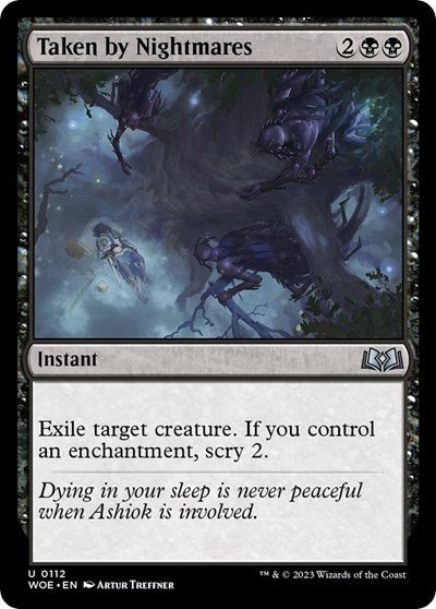 Taken by Nightmares (Wilds of Eldraine) Near Mint Foil - Nick Nack's Full Frontal Attack