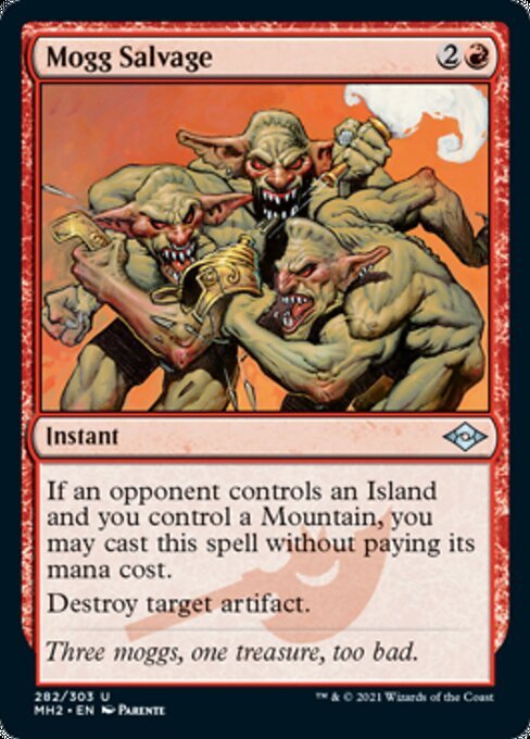 Mogg Salvage (Modern Horizons 2) Light Play Foil - Nick Nack's Full Frontal Attack