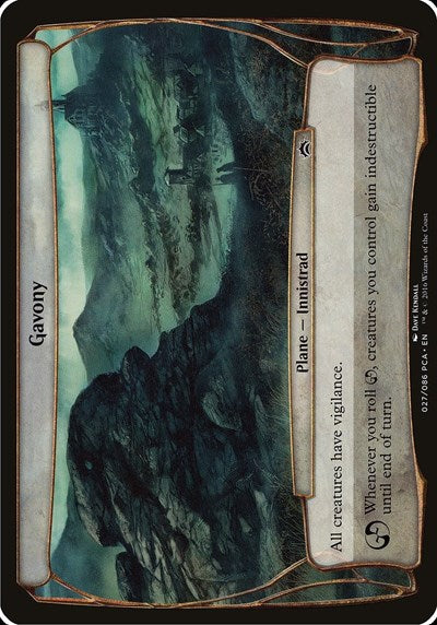 Gavony (Planechase Anthology) (Oversize Cards) Near Mint