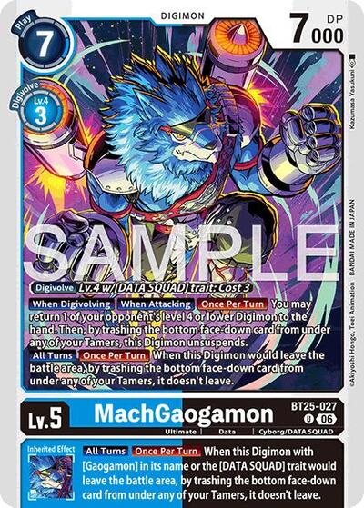 MachGaogamon (Dual Revolution Booster) Near Mint