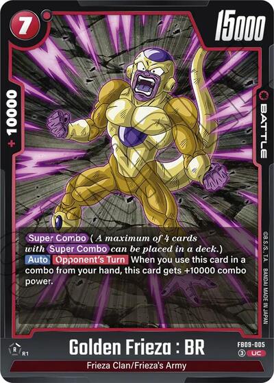 Golden Frieza : BR (Dual Evolution) Near Mint - Nick Nack's Full Frontal Attack
