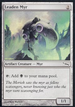 Leaden Myr (Mirrodin) Medium Play - Nick Nack's Full Frontal Attack