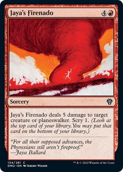 Jaya's Firenado (Dominaria United) Near Mint - Nick Nack's Full Frontal Attack