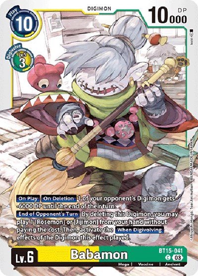 Babamon (Exceed Apocalypse) Near Mint - Nick Nack's Full Frontal Attack