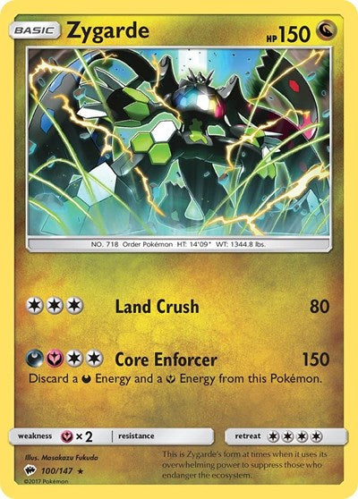 Zygarde (SM - Burning Shadows) Near Mint Holofoil