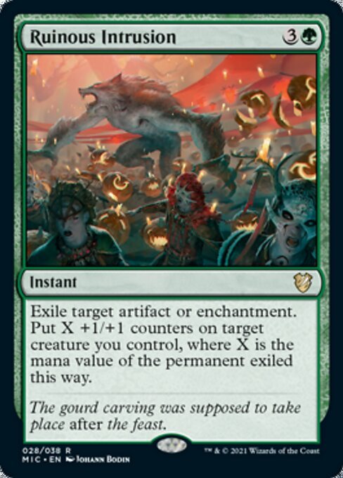Ruinous Intrusion (Commander 2021 Midnight Hunt) Near Mint - Nick Nack's Full Frontal Attack