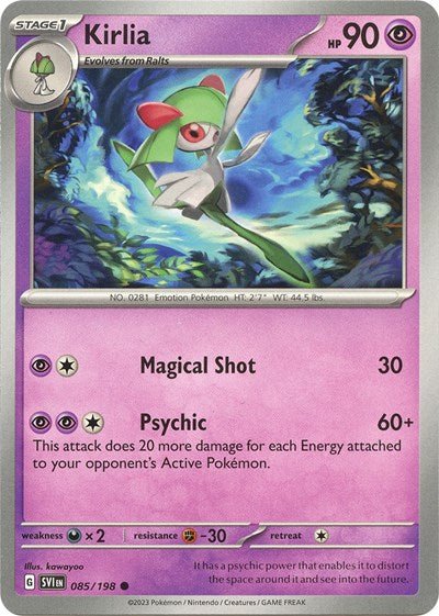 Kirlia - 085 (Scarlet and Violet: Base Set) Near Mint - Nick Nack's Full Frontal Attack