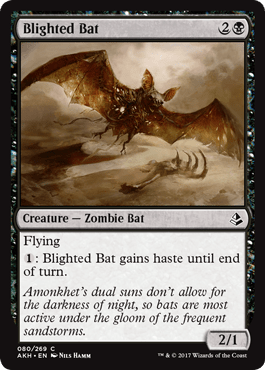 Blighted Bat (Amonkhet) Near Mint - Nick Nack's Full Frontal Attack