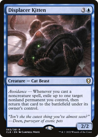 Displacer Kitten (Promo Pack: The Lost Caverns of Ixalan) Near Mint Foil