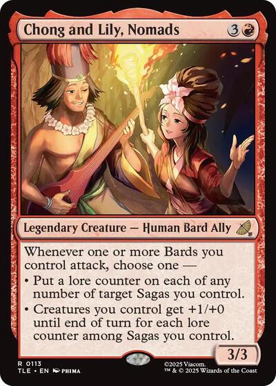 Chong and Lily, Nomads (Avatar: The Last Airbender: Eternal-Legal) Near Mint Foil
