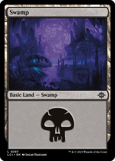Swamp (0397) (The Lost Caverns of Ixalan) Near Mint Foil - Nick Nack's Full Frontal Attack