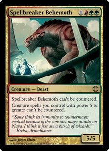 Spellbreaker Behemoth (Alara Reborn) Light Play Foil - Nick Nack's Full Frontal Attack