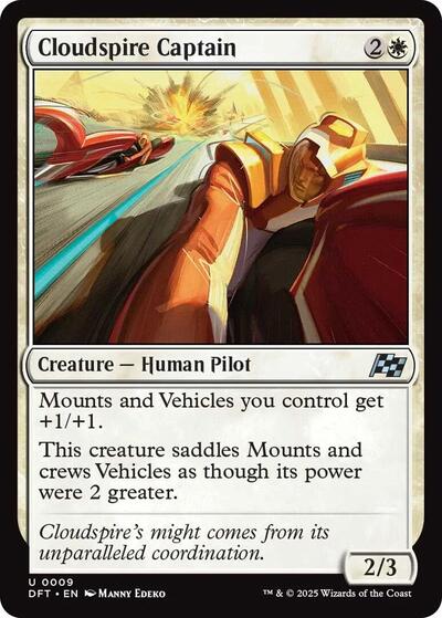 Cloudspire Captain (Aetherdrift) Near Mint
