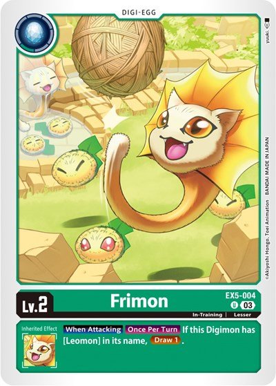 Frimon (Animal Colosseum) Near Mint - Nick Nack's Full Frontal Attack