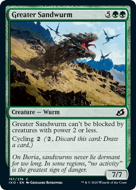 Greater Sandwurm (Ikoria: Lair of Behemoths) Near Mint - Nick Nack's Full Frontal Attack