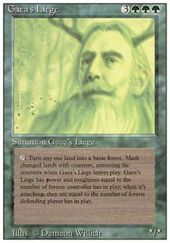 Gaea's Liege (Revised) Near Mint - Nick Nack's Full Frontal Attack