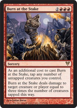 Burn at the Stake (Avacyn Restored) Light Play - Nick Nack's Full Frontal Attack
