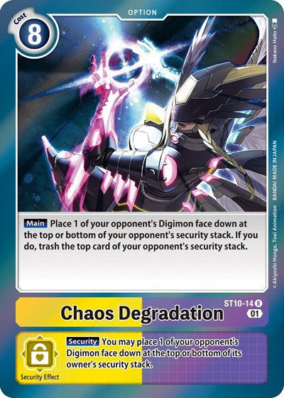 Chaos Degradation (Starter Deck 10: Parallel World Tactician) Near Mint Foil