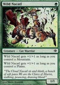 Wild Nacatl (Shards of Alara) Light Play - Nick Nack's Full Frontal Attack