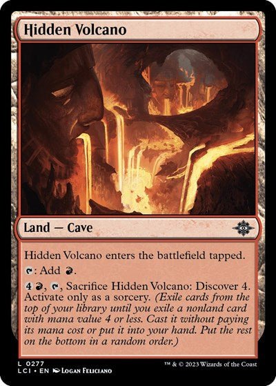 Hidden Volcano (The Lost Caverns of Ixalan) Near Mint - Nick Nack's Full Frontal Attack