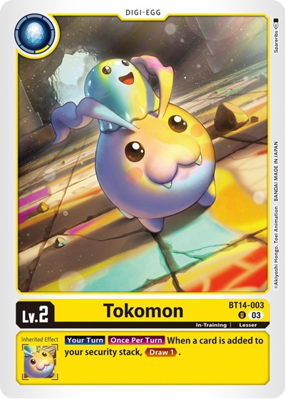 Tokomon (Blast Ace) Near Mint